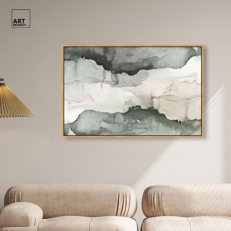 Pigment Flow Canvas by Art Remedy