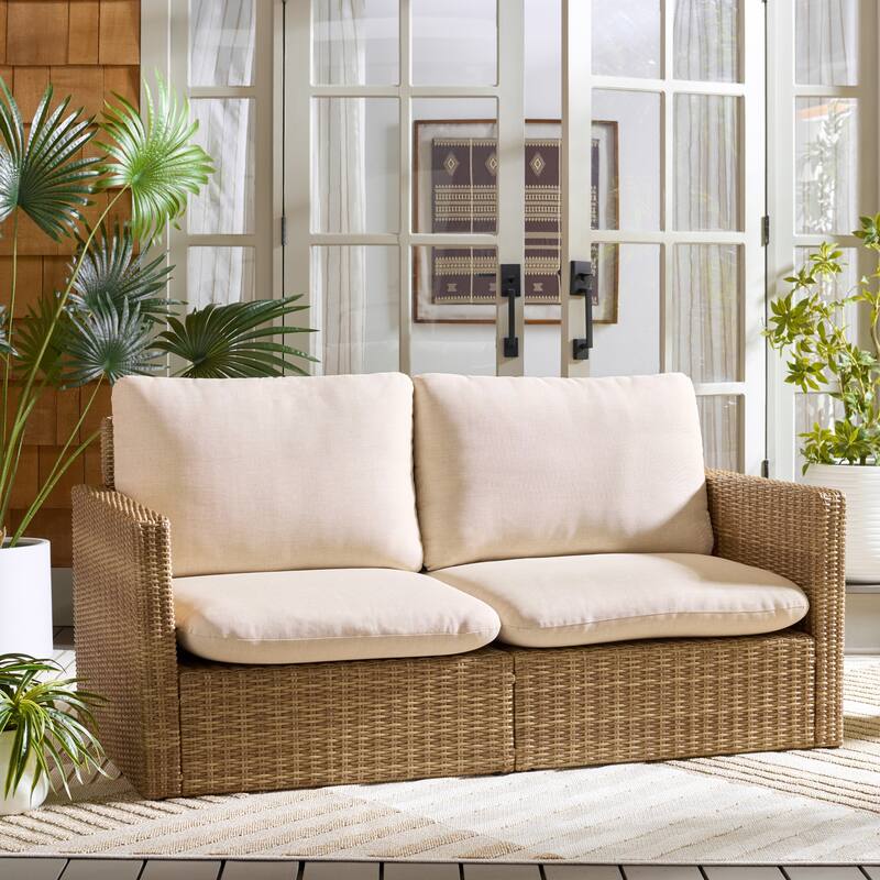 SAFAVIEH Outdoor Living Emma Sofa - 66"W x 32"D x 30"H
