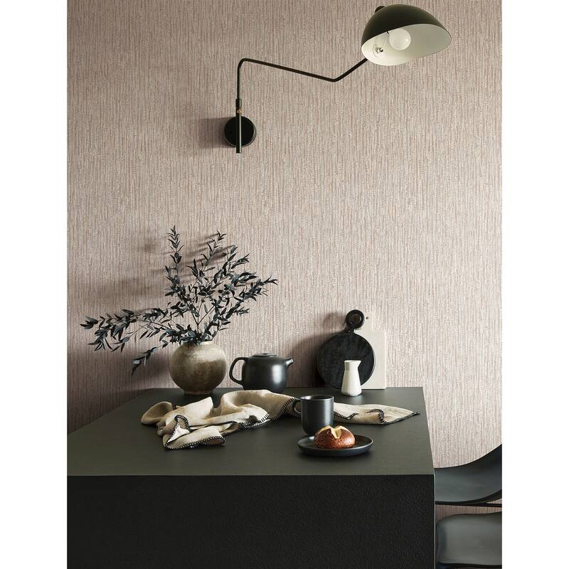 A-Street Prints Corliss Blush Beaded Strands Wallpaper