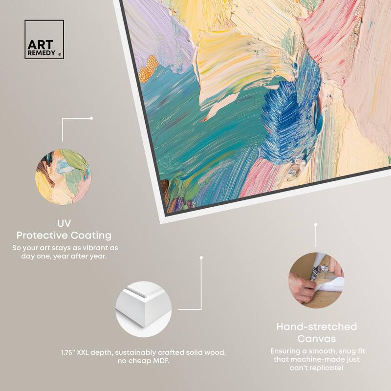 Chromatic Surge I Canvas by Art Remedy