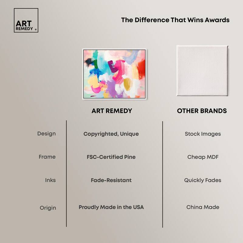 Pigment Play II Canvas by Art Remedy