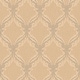 preview thumbnail 2 of 0, Seabrook Designs Pema Ogee Unpasted Wallpaper 27 in. W x 27 ft. L - Metallic Camel & Grey