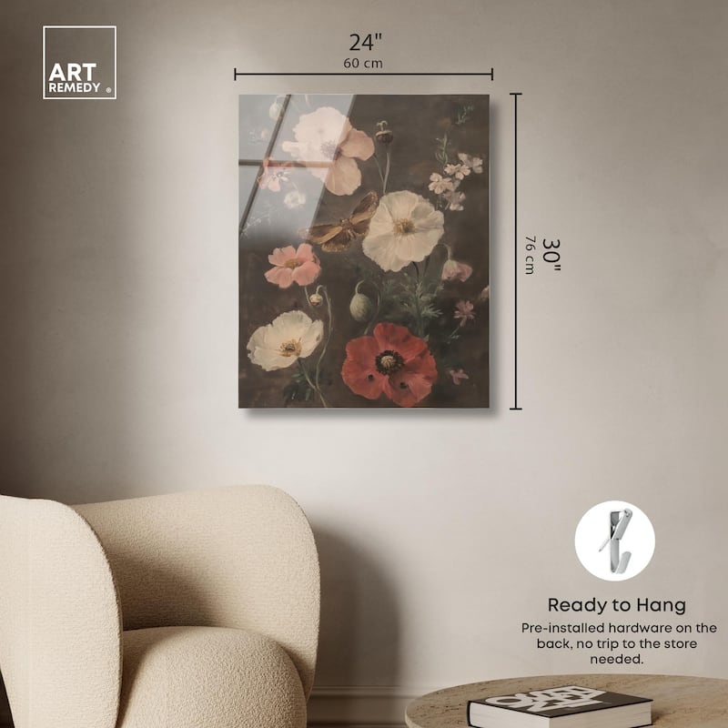 Vintage Botanicals II Acrylic by Art Remedy, Ready to Hang