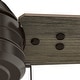preview thumbnail 34 of 96, Hunter Cassius Outdoor Ceiling Fan, Damp Rated - Industrial, Farmhouse, Contemporary