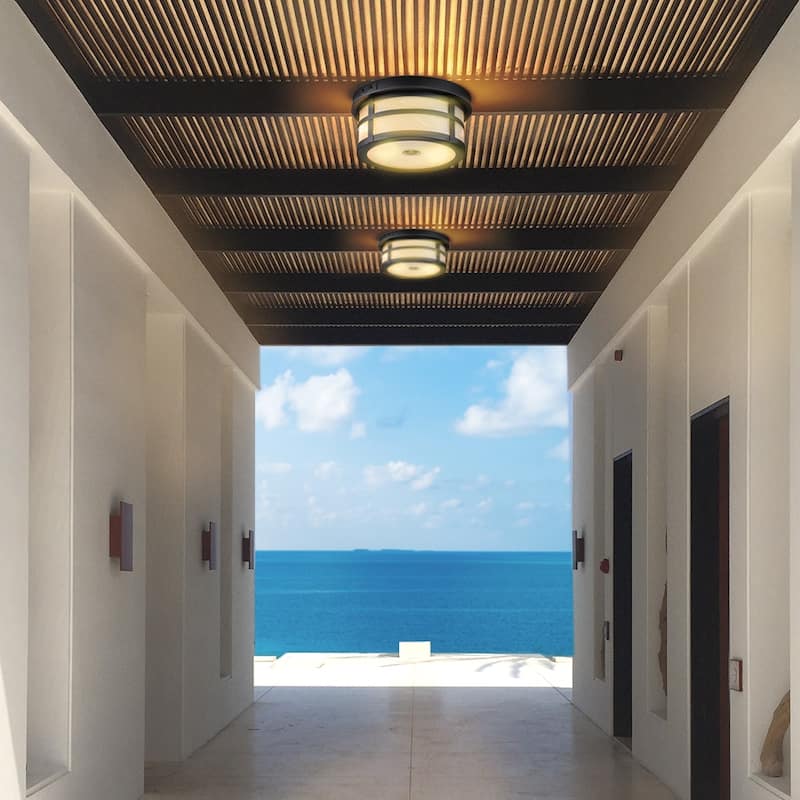Farmhouse motion sensor outdoor ceiling light - 1 PACK