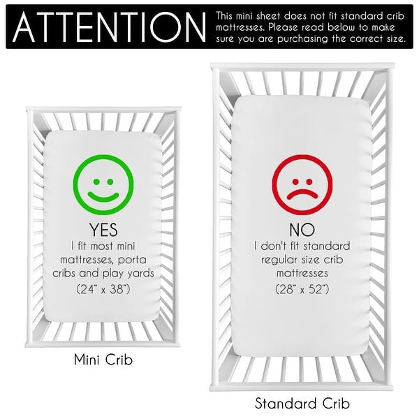 Moon and Star Baby Boy or Girl Fitted Mini Portable Crib Sheet For