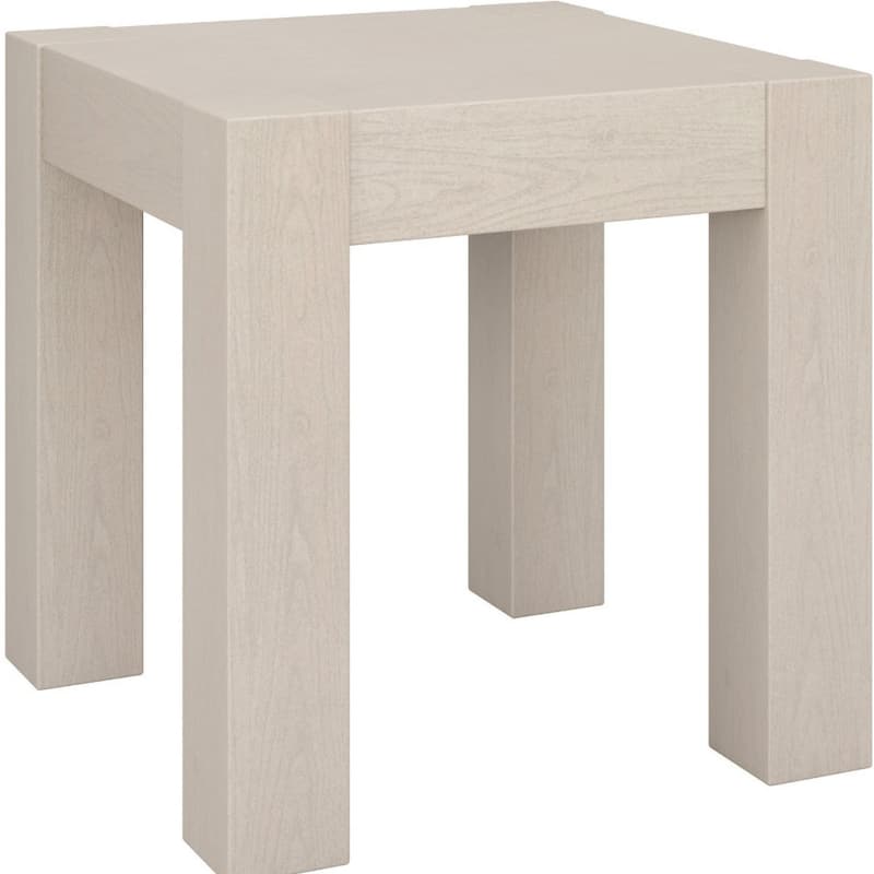 Wood Square End Table with 4 Legs 22 Inches MDF Wood - 22” x 22” x 22” (D x W x H)