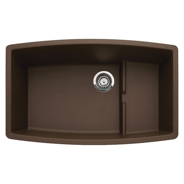 Shop Black Friday Deals On Blanco Performa Undermount Cafe Brown Granite Kitchen Sink Overstock 14458379