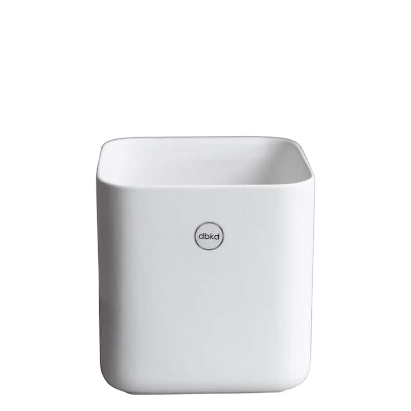 Sm. CUBE Pot White - White