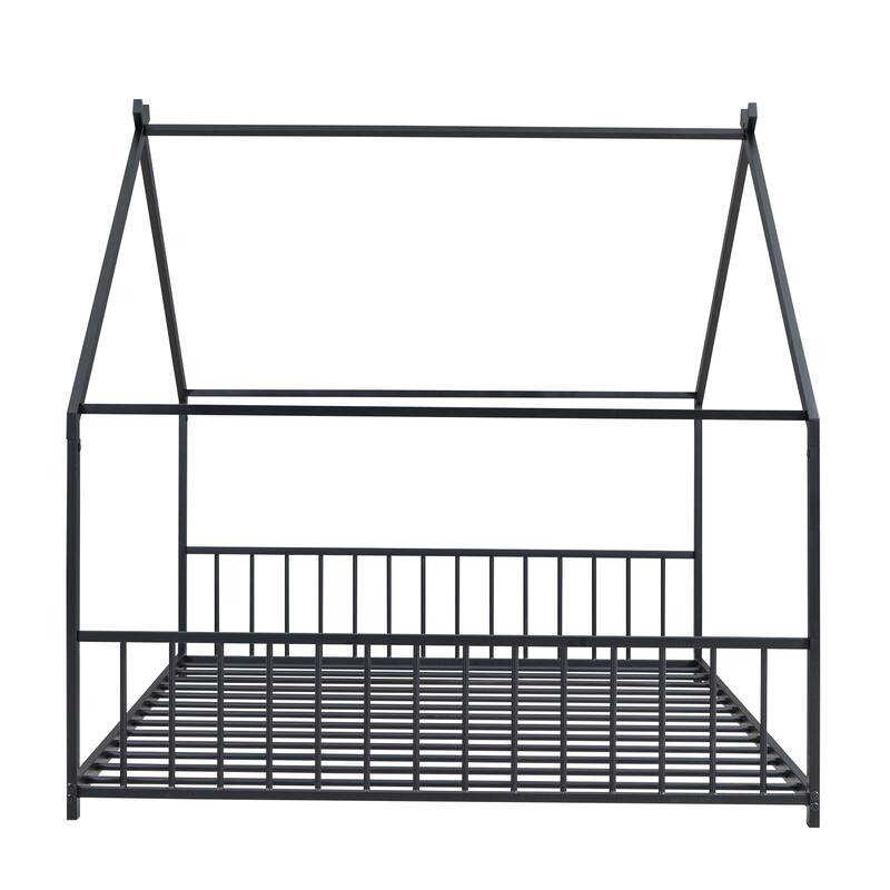 Metal House Bed
