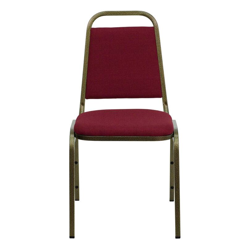 4 Pack Trapezoidal Back Stacking Banquet Chair - 20.25"D x 17.5"W x 34"H
