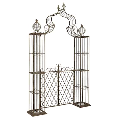 SAFAVIEH Sky Victorian Iron Outdoor Garden Arch Arbor