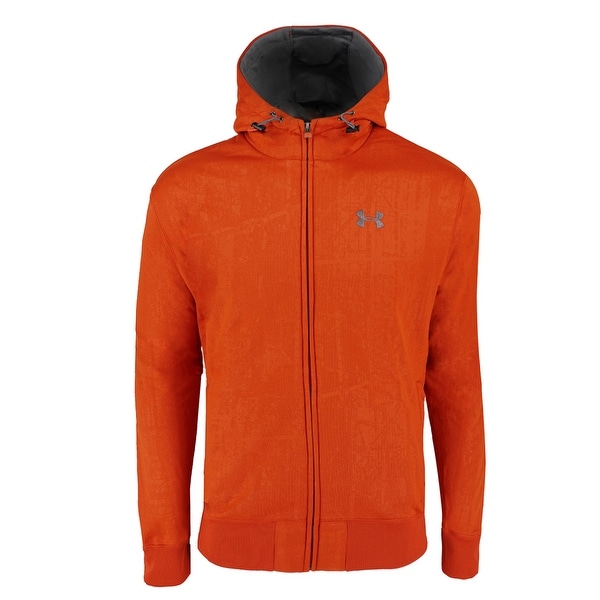 orange under armour jacket