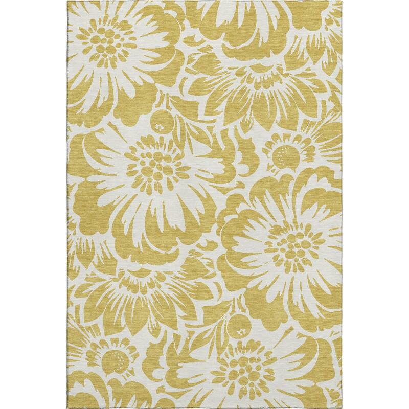 Premium Washable Super Soft Modern Floral Mayfield Rug