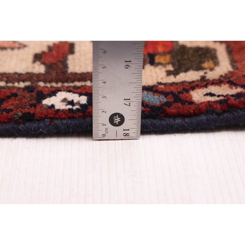 ECARPETGALLERY Hand-knotted Kayseri Vintage Dark Red Wool Rug - 7'2 x 9'7