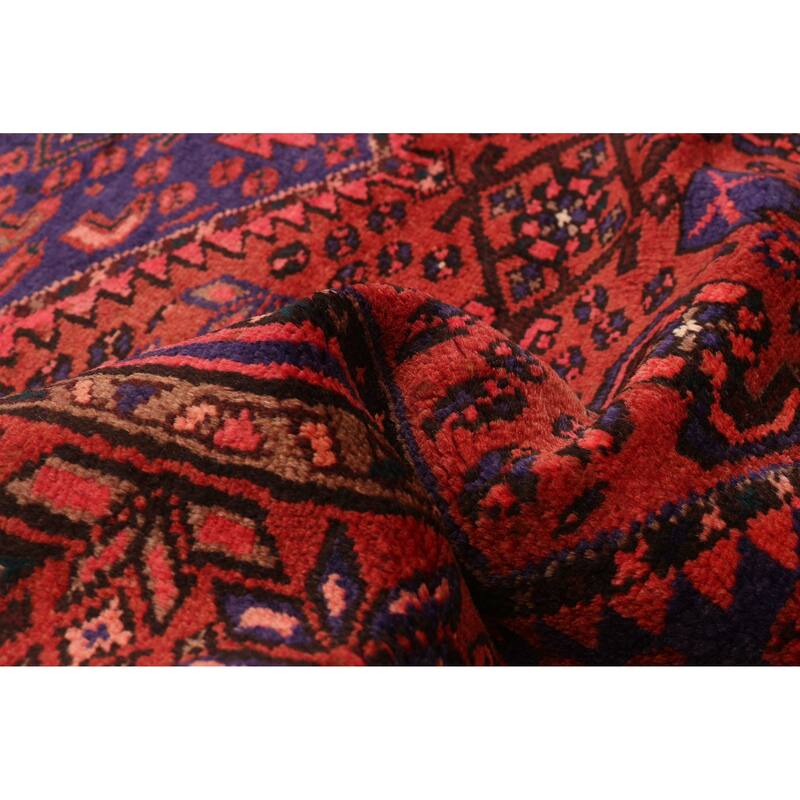 ECARPETGALLERY Hand-knotted Anadol Red Wool Rug - 3'11 x 10'9