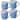 Colorwave Kiln Azure Set of 4 Mugs, 12 oz.
