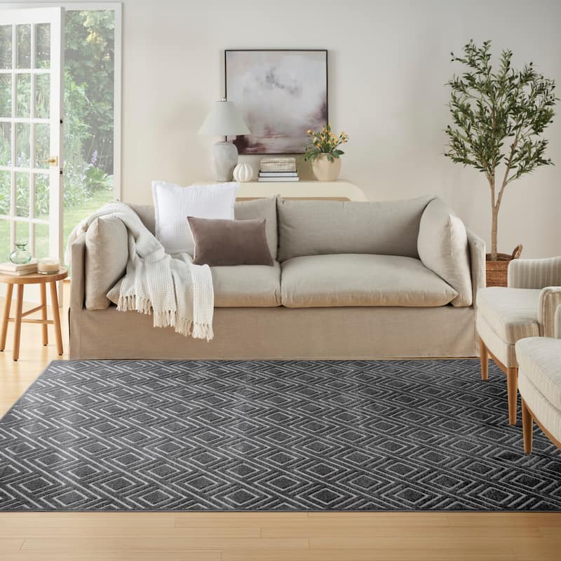 Nourison Casual Indoor only Geometric Area Rug