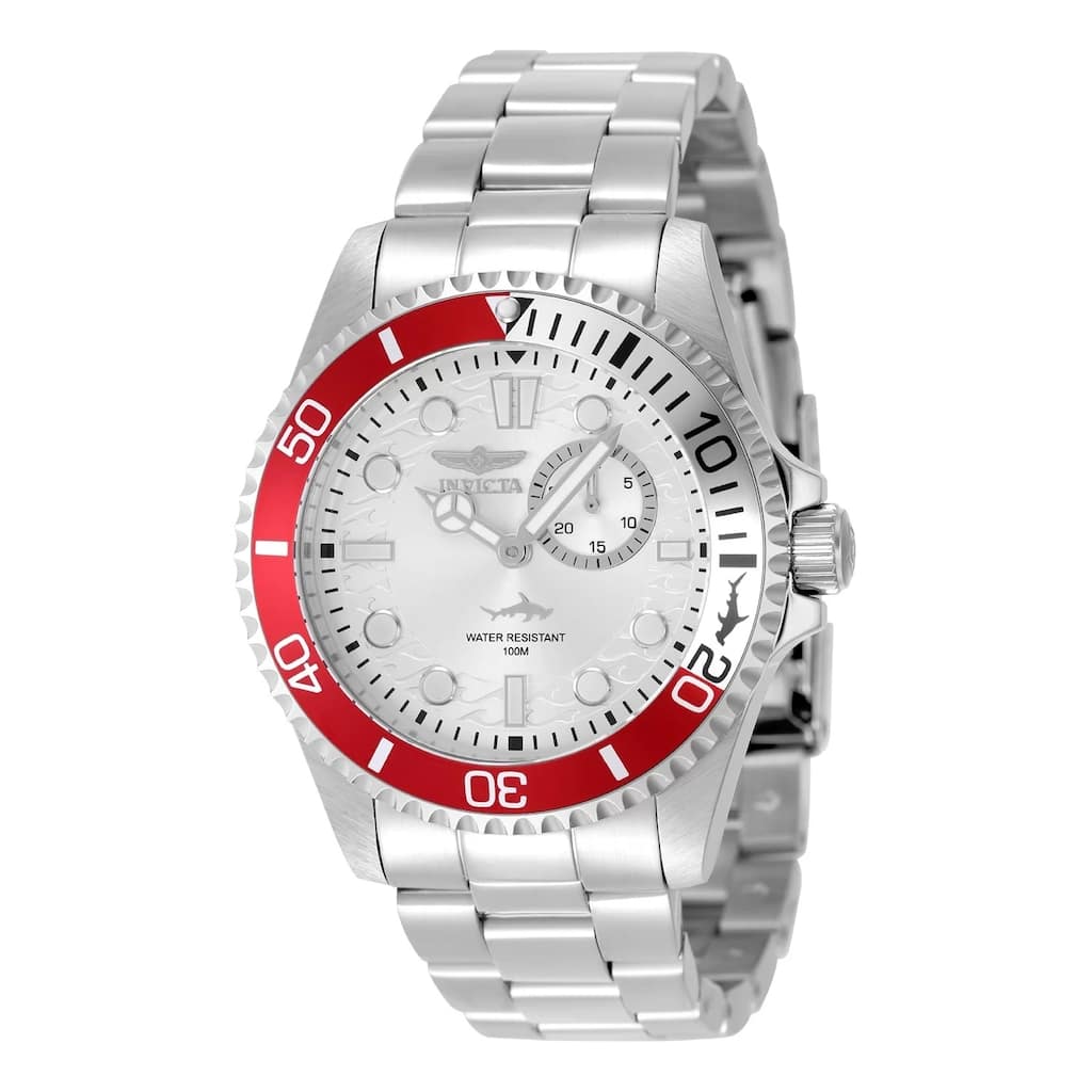 Invicta Men's 49275 Pro Diver Quartz Multifunction Silver Dial Watch