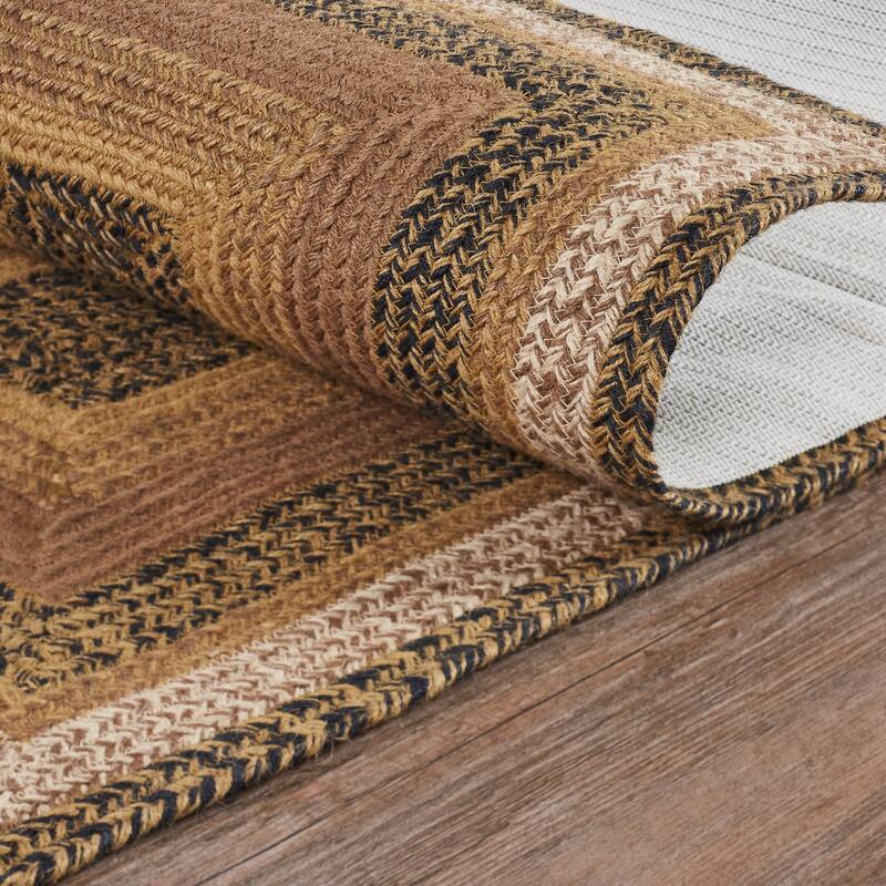Kettle Grove Jute Rug/Runner Rect w/ Pad 24x78 - 3'6"