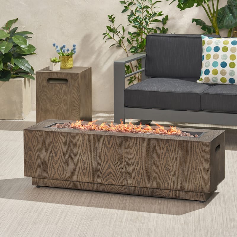 Wellington Outdoor Iron 50000 BTU Fire Pit by Christopher Knight Home