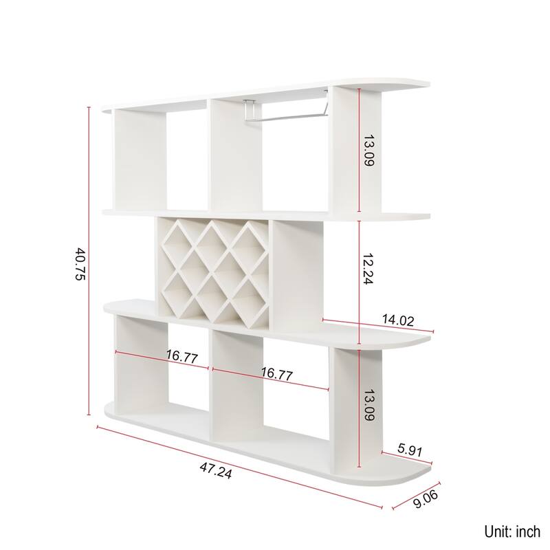 Wall Mounted 3 Tier Bottle Wine Rack,Wooden Wall Mounted Wine Rack