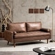 preview thumbnail 36 of 49, OVIOS Mid-century Modern Sofa Brown