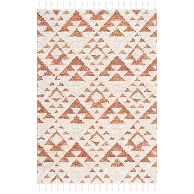 SAFAVIEH Moroccan Tassel Shag Kobi 2-inch Thick Rug