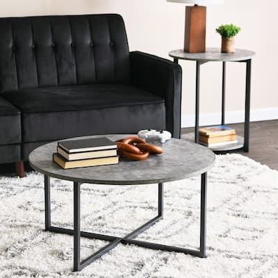 Household Essentials Round Coffee Table - 31.5"
