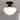 VAXCEL Eastgate 1-Light Schoolhouse Semi Flush Mount Ceiling Lighting Fixture, White Frosted Opal Glass Globe Shade