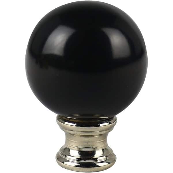 slide 2 of 8, Ceramic Ball Lamp Finial, 2-inch Tall