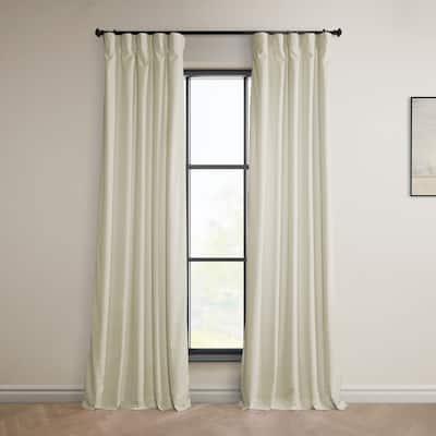 Exclusive Fabrics Plush Velvet Room Darkening Curtain (1 Panel)
