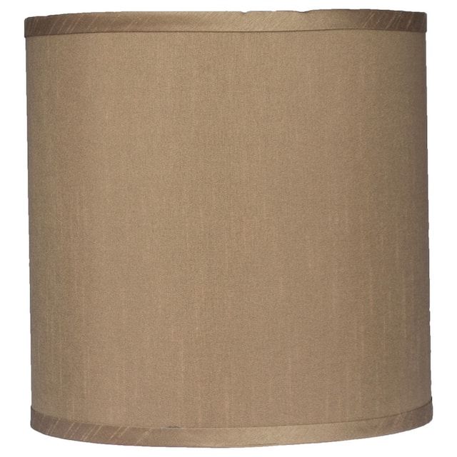 Classic Drum Faux Silk Lamp Shade 8-inch to 16-inch Available - 10" - Taupe