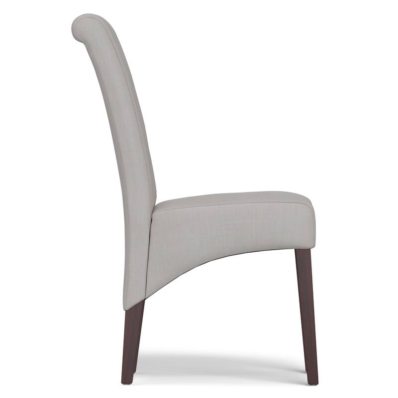 WYNDENHALL Franklin Transitional Deluxe Parson Dining Chair (Set of 2) - 17.7"w x 19.7"d x 40.2"h