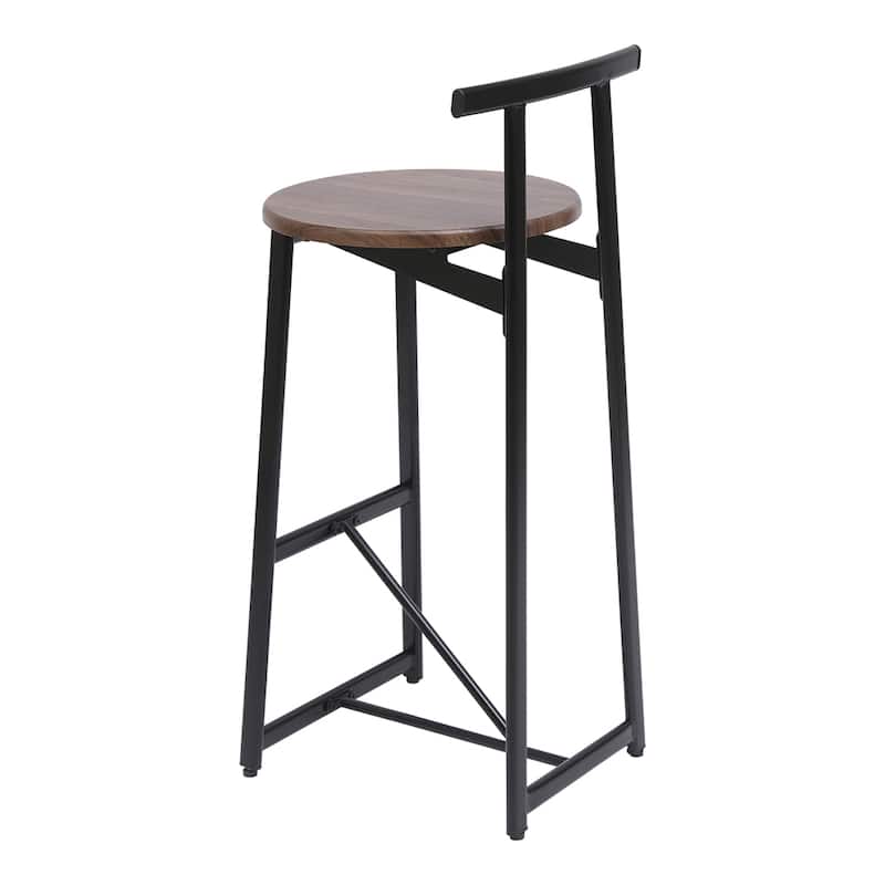 Bar Stool,Counter Height Barstools w/Back Armless Dining Chairs,3 PCS