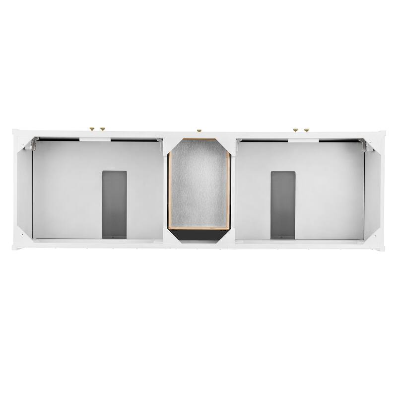 James Martin Vanities Chicago 72" Double Vanity, Glossy White
