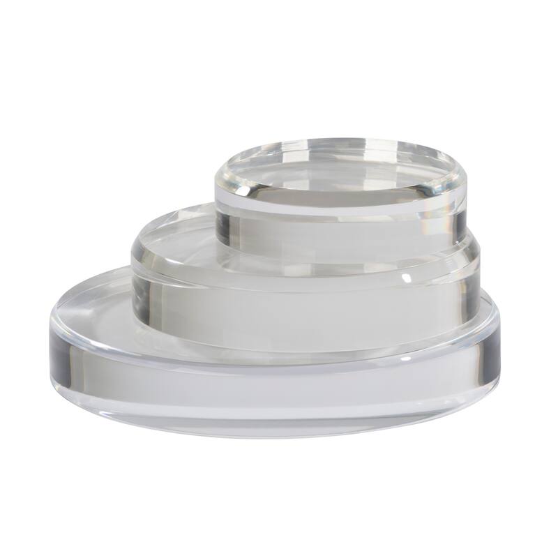 Round Acrylic Risers - Set of 3
