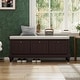 preview thumbnail 4 of 70, Storage Bench with Cushioned Seat and 3 Drawers