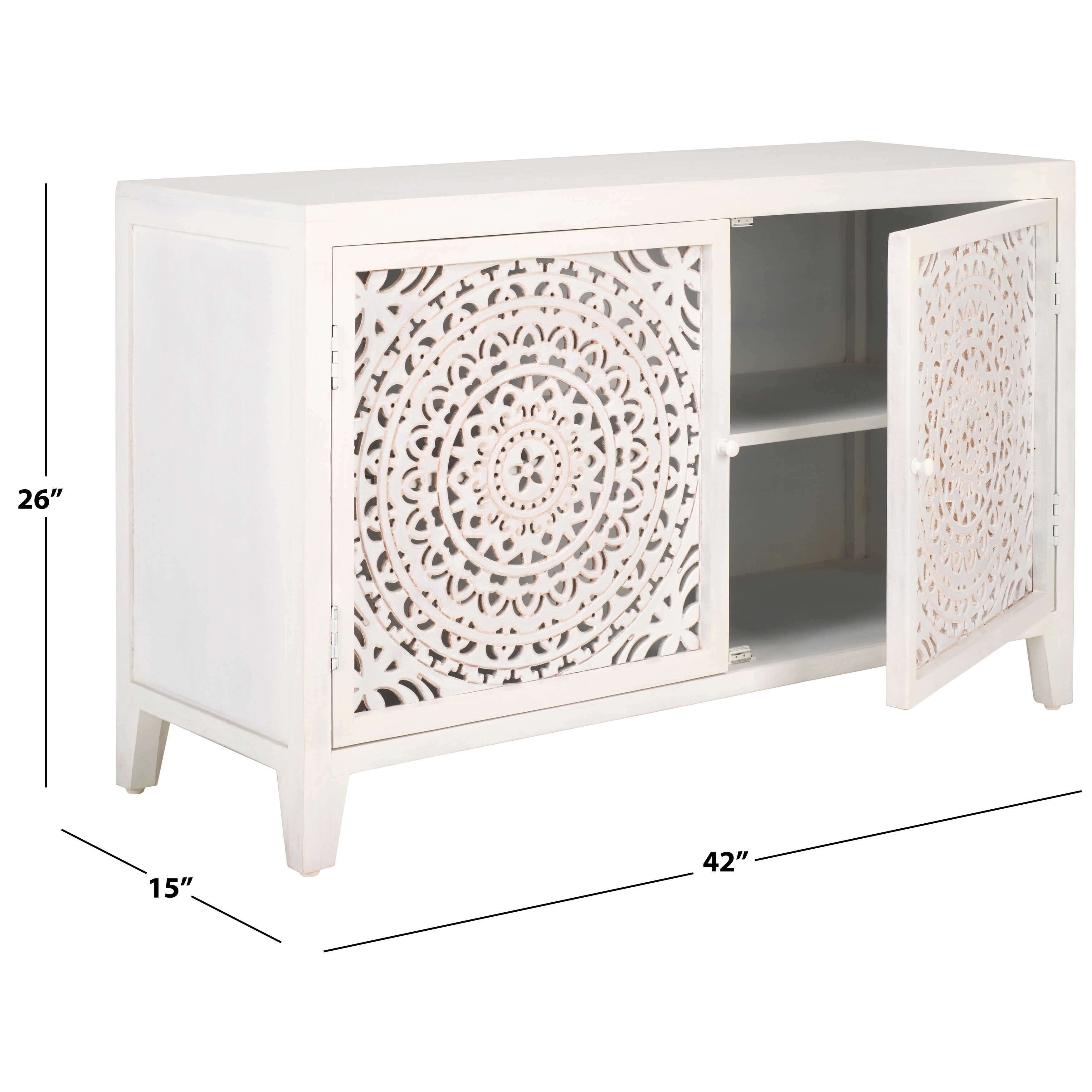 SAFAVIEH-Giselle-2-Shelf-2-