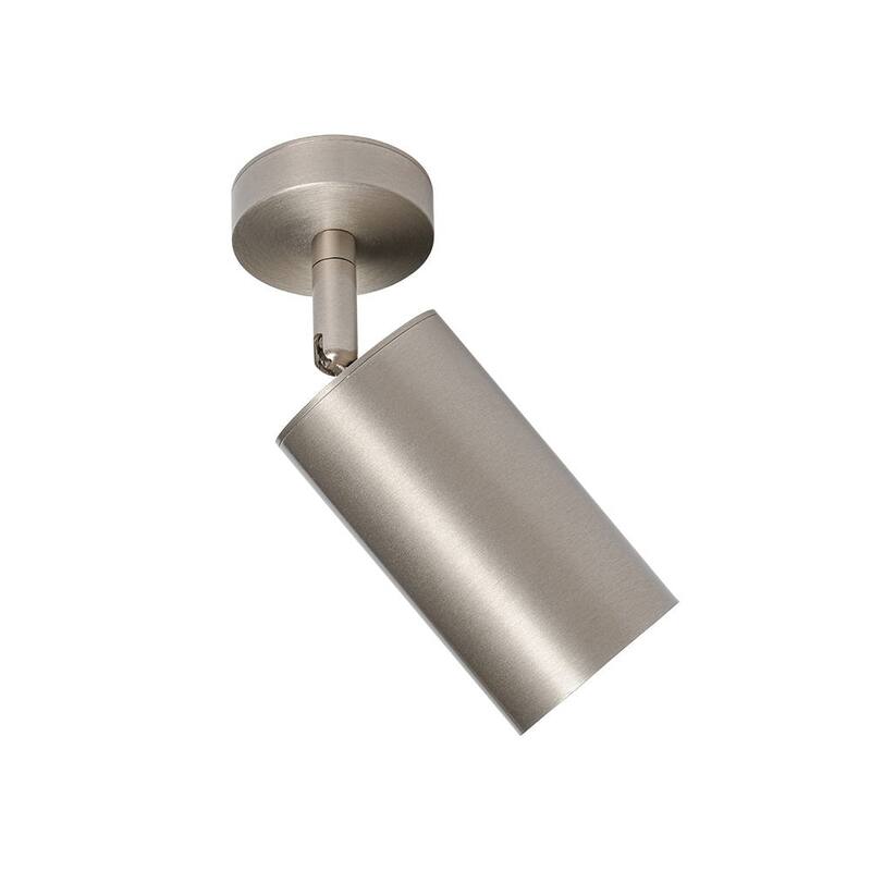 Modern Brass 1-Light Ceiling Spotlight - Adjustable