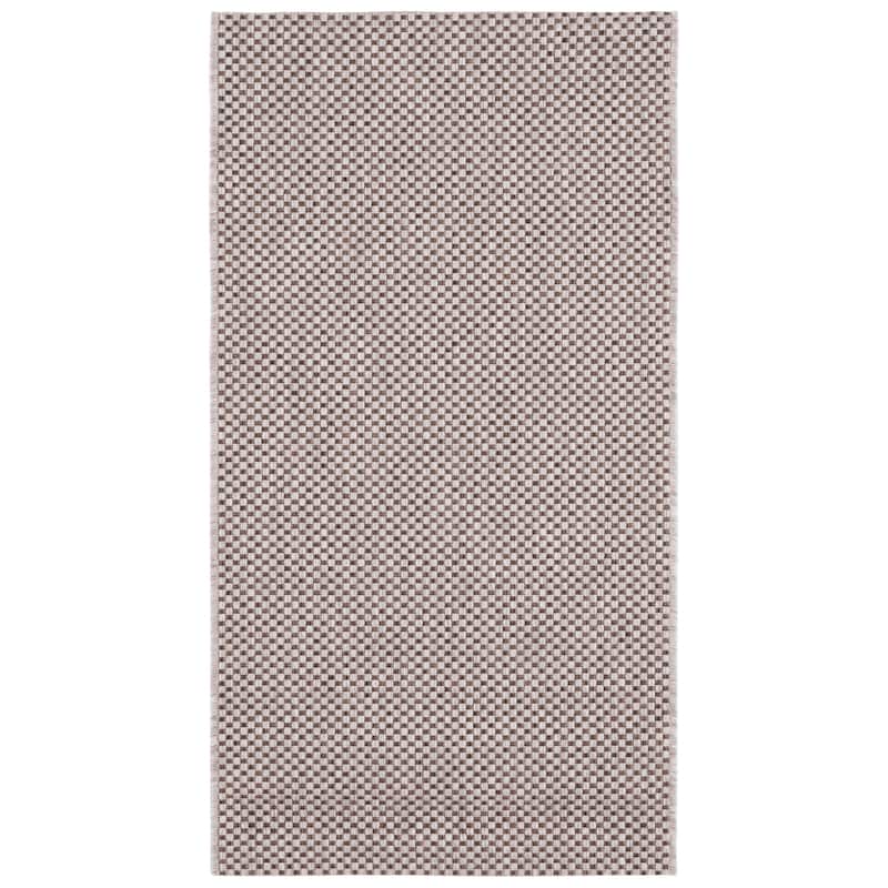 SAFAVIEH Courtyard Begajeta Indoor/Outdoor Waterproof Patio Backyard Rug. - 2'3" x 10' Runner - Beige/Brown