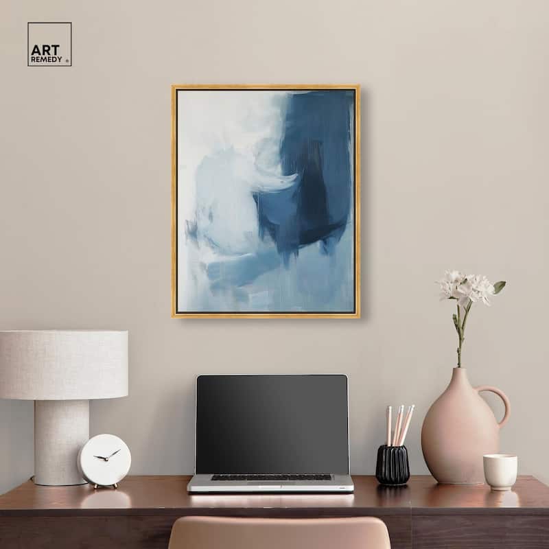 Glacial Reflections II Canvas by Art Remedy