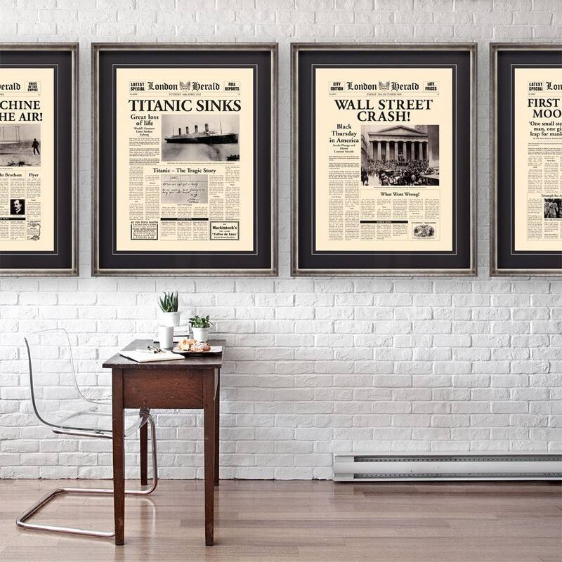 Titanic Sinks Framed Art Print