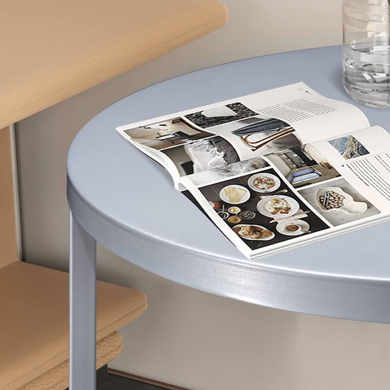 VredHom Patio Outdoor Metal Side Table