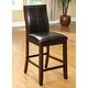 preview thumbnail 1 of 8, Set of 2 Counter Height Chair in Brown Cherry - Counter Height Counter Height - 23-28 in.