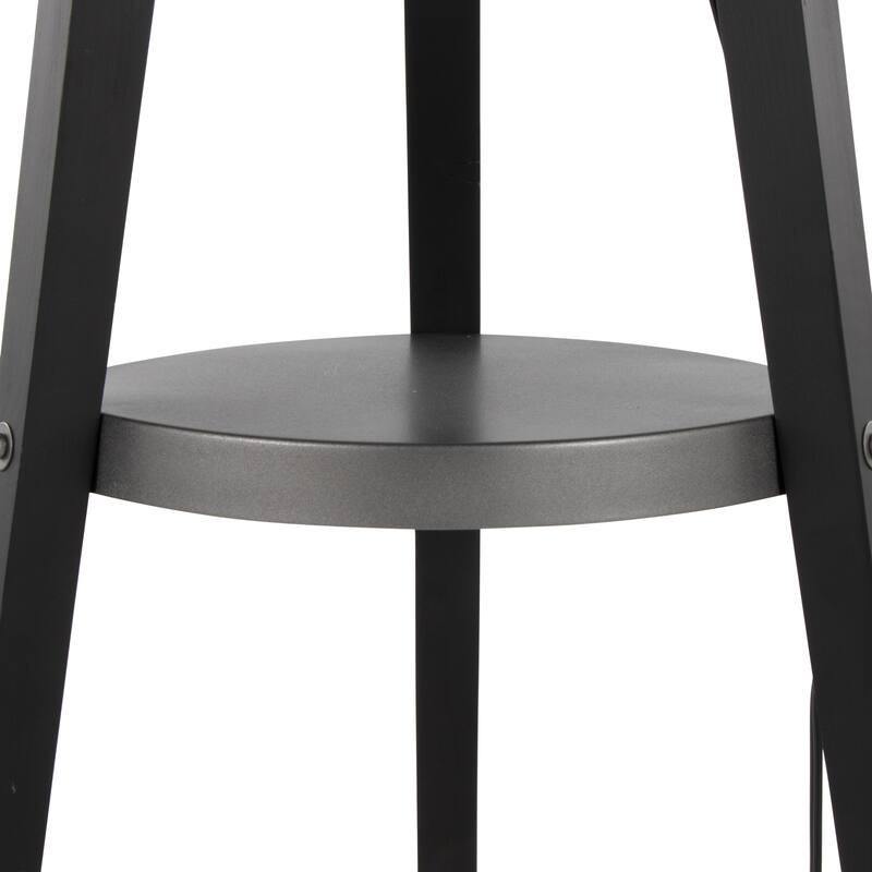 Carson Carrington Compass Tripod Floor Lamp with Shelf