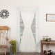 preview thumbnail 1 of 3, Tobacco Cloth Fringed Door Panel - Door Panel 72x40 - Door Panel 72x40