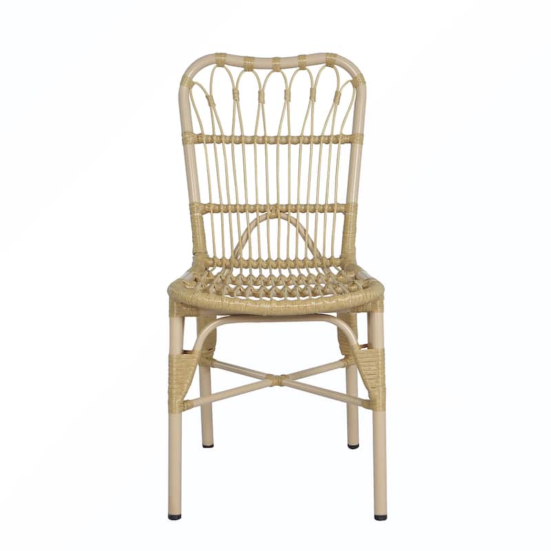 2PCS PE Dining Chairs