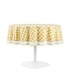 preview thumbnail 41 of 67, Achim Buffalo Check Tablecloth 70-in Diameter - Yellow