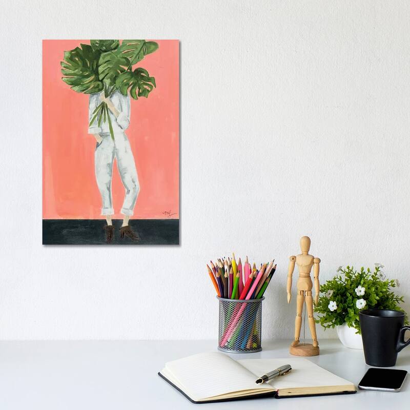 iCanvas "Monstera" by Meredith Steele Canvas Print - 12x8x0.75